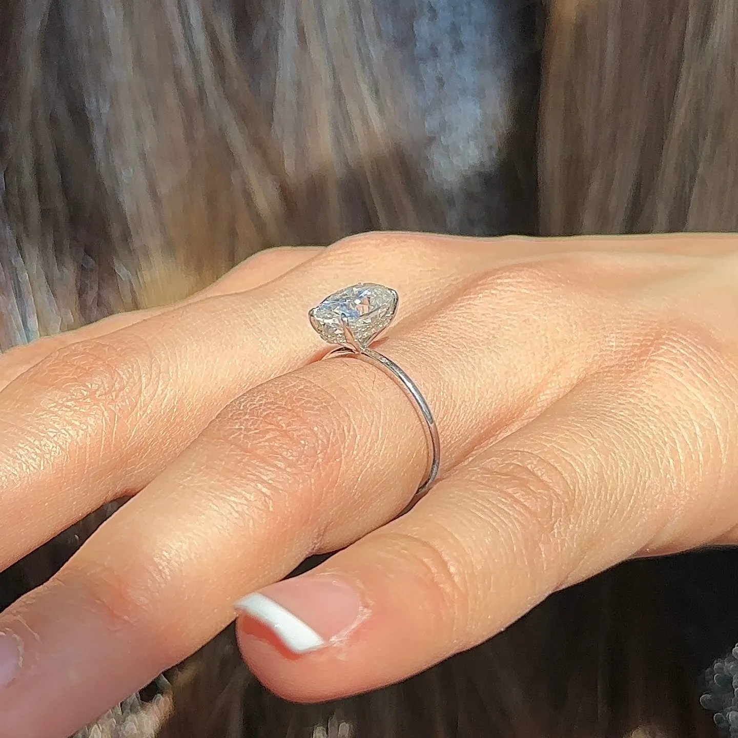 MIRANDA MOISSANITE RING