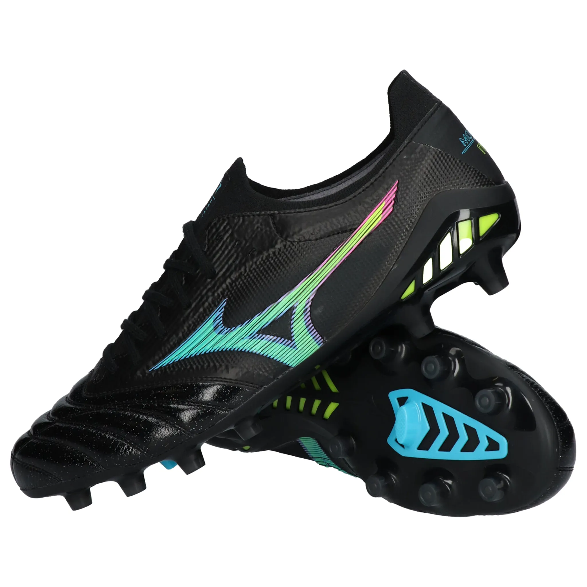 Mizuno Morelia Neo III Beta Lace-Up Black Synthetic Mens Football Boots P1GA2090_18