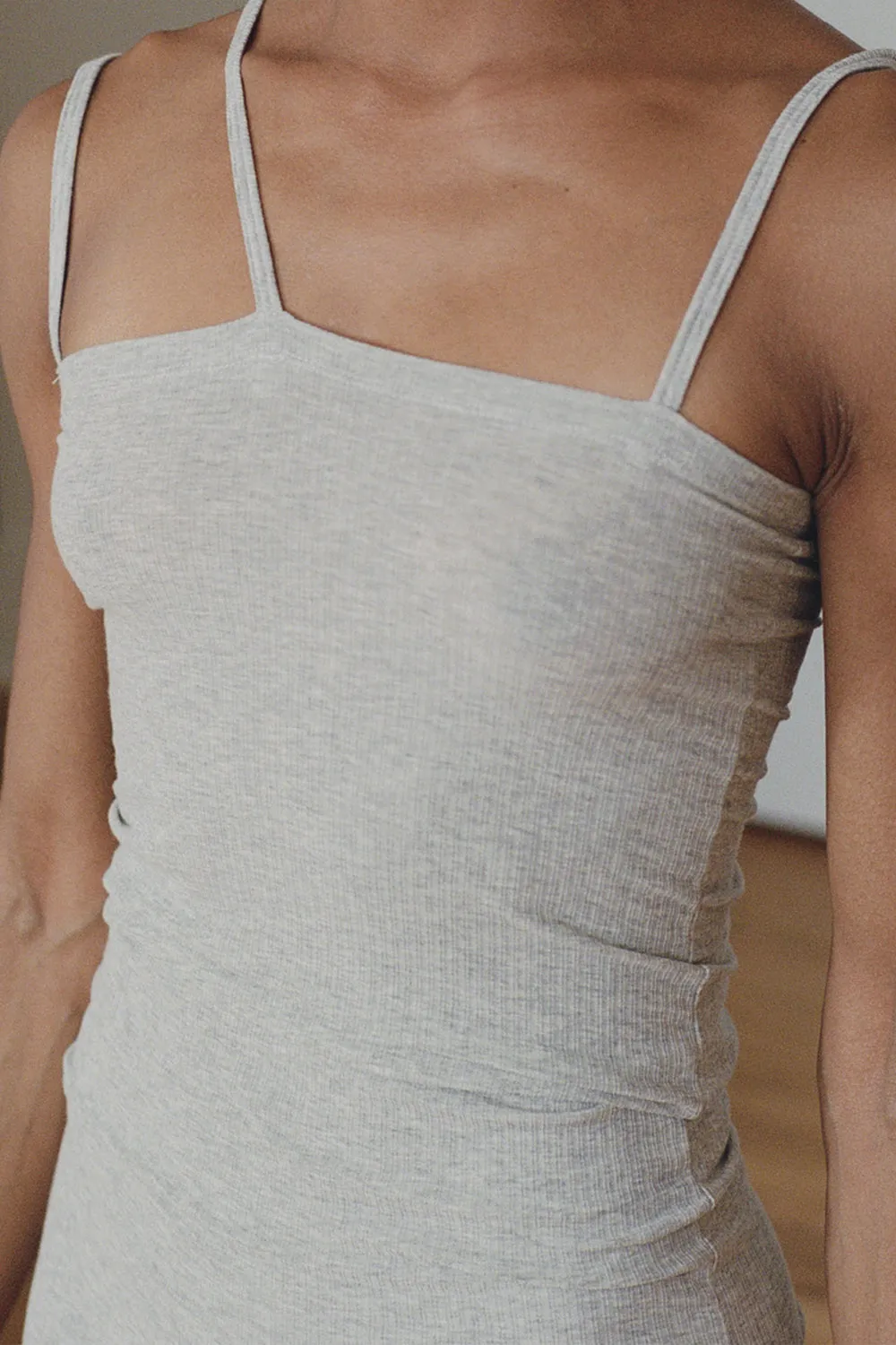 Nida Tank | Grey Melange