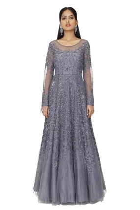 Nightingale Grey gown.