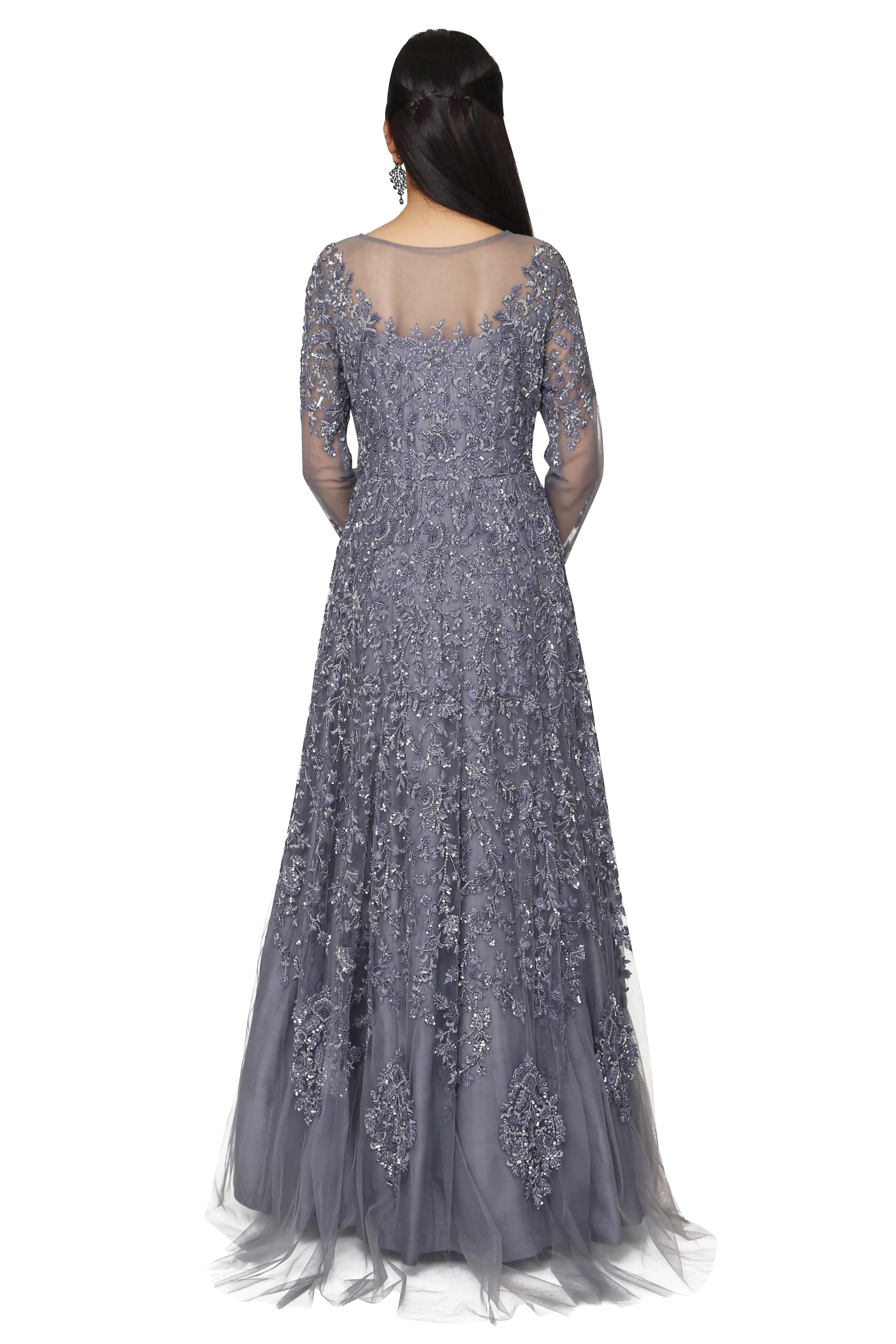 Nightingale Grey gown.