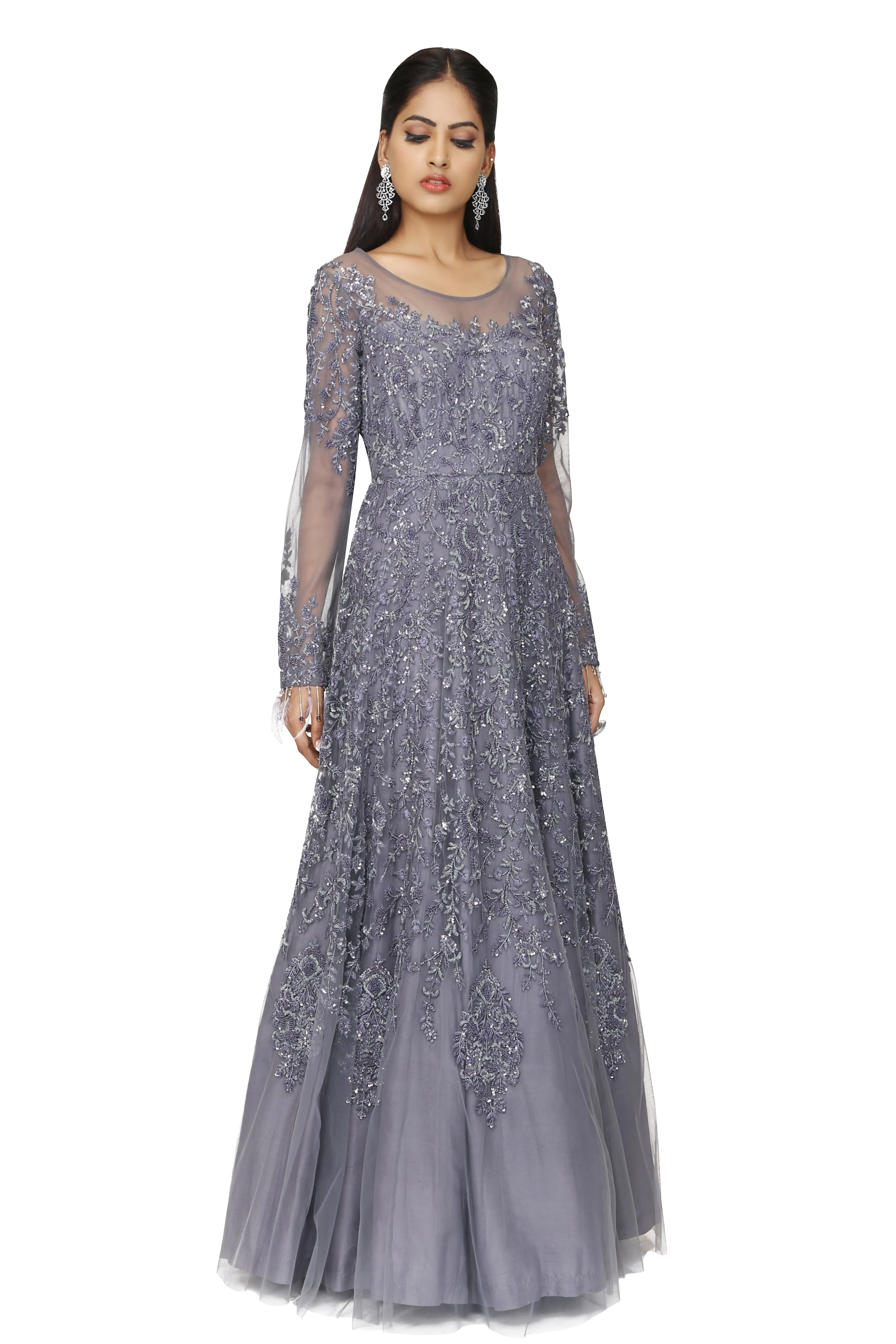 Nightingale Grey gown.