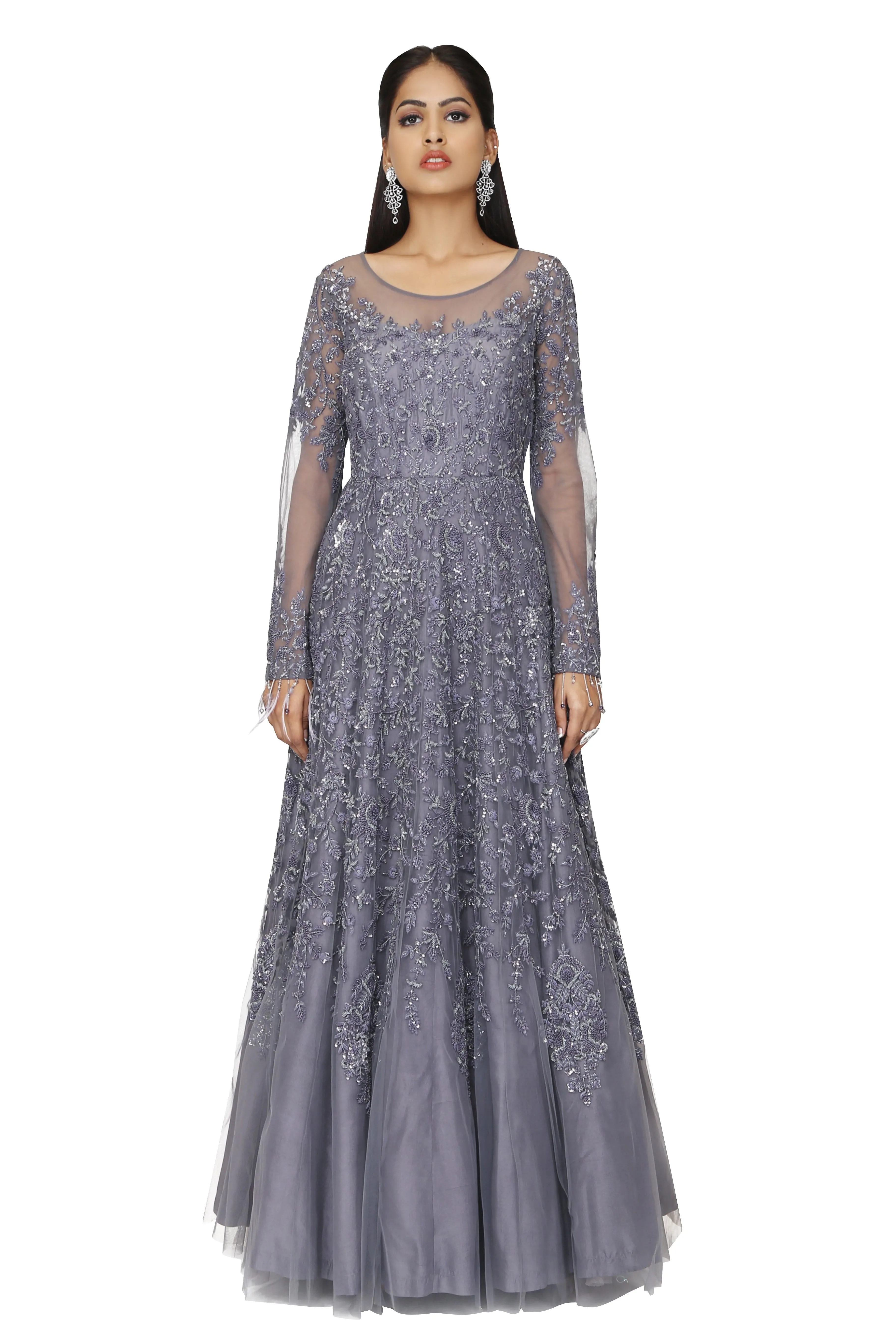 Nightingale Grey gown.