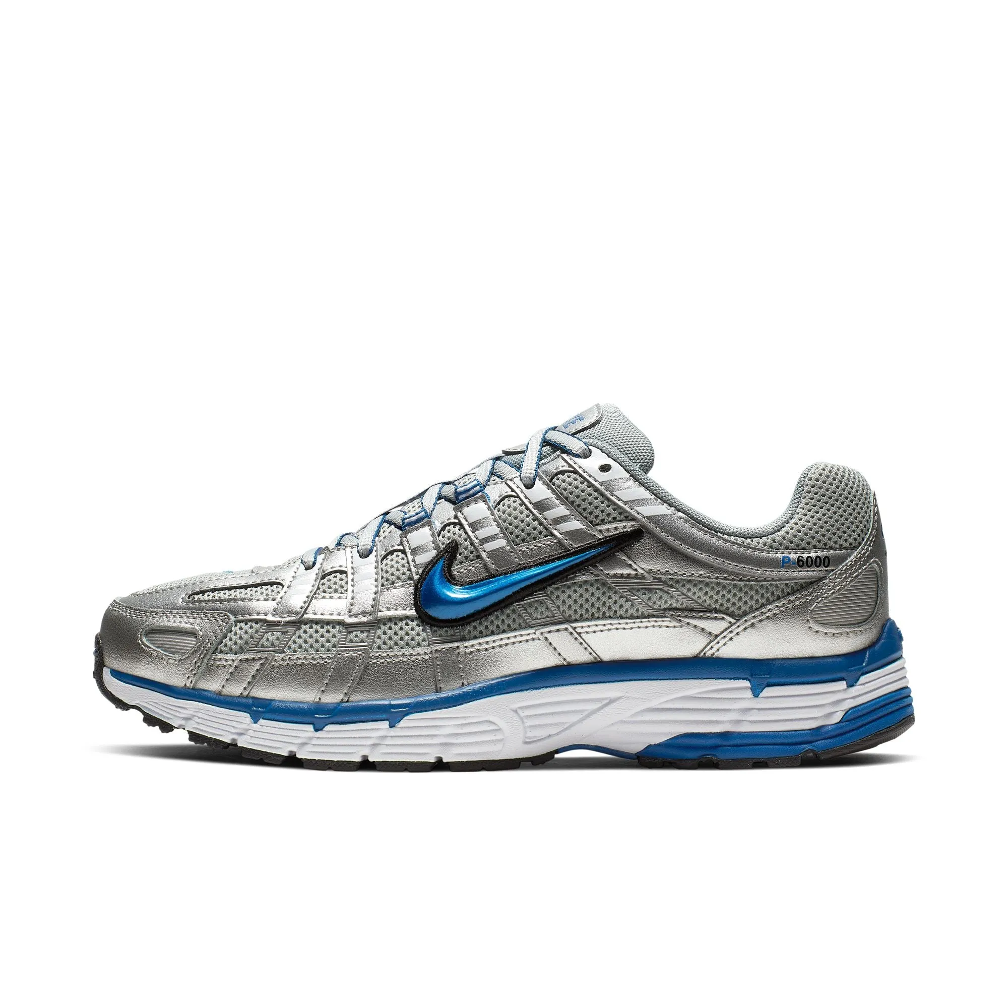 Nike P-6000 Metallic Silver/Team Royal-White-Black BV1021-001