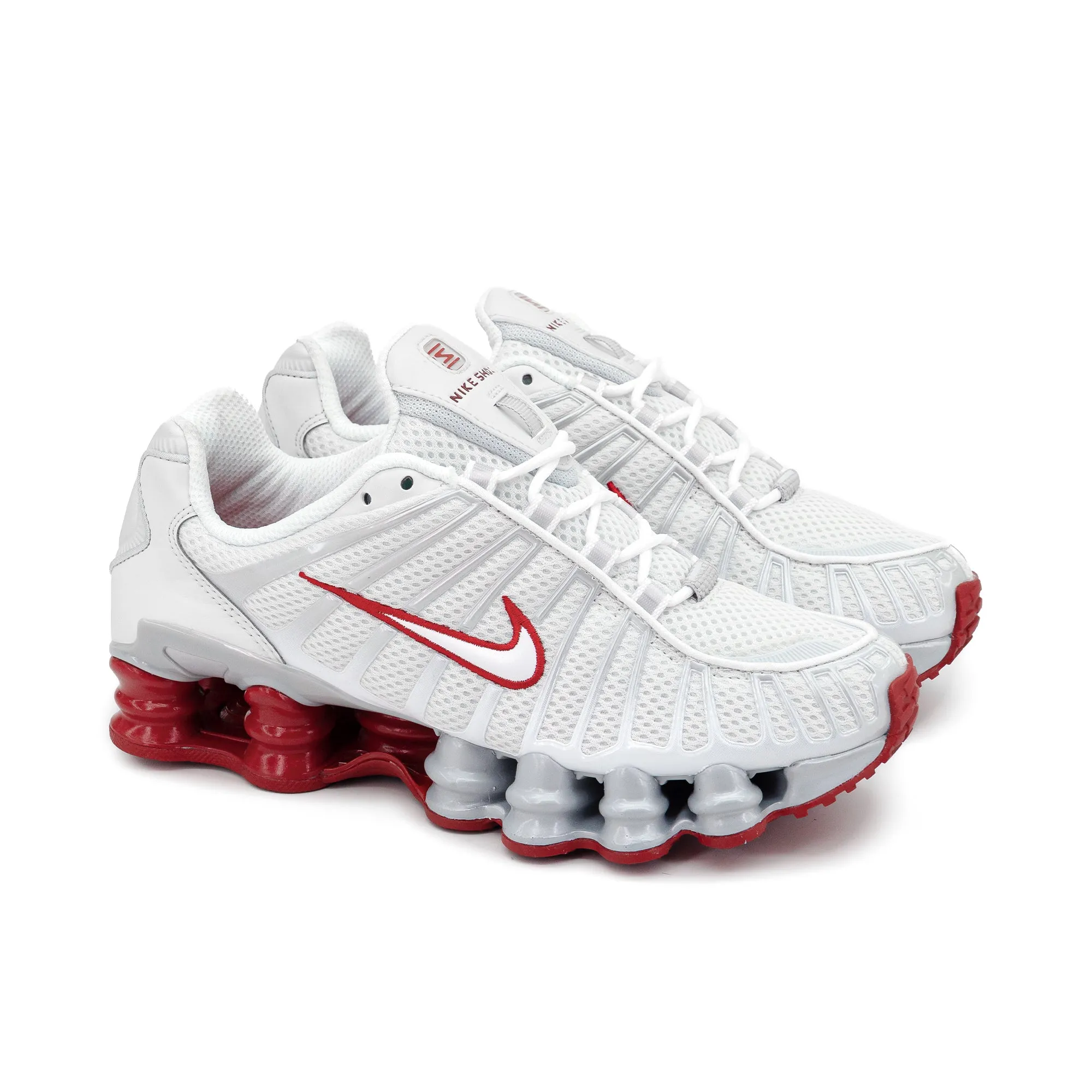 Nike Women's Shox TL "Platinum Tint/Gym Red" FZ4344-001