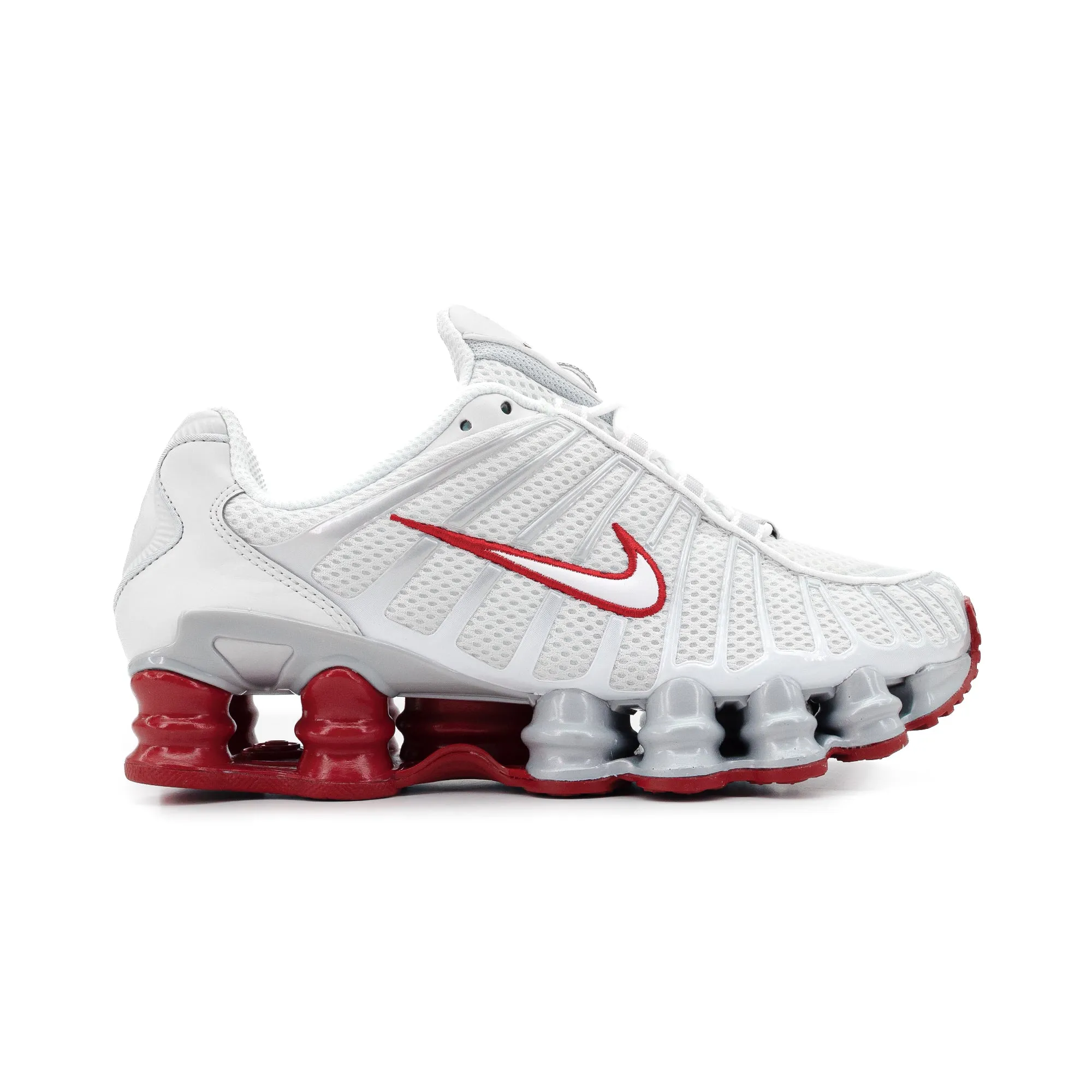 Nike Women's Shox TL "Platinum Tint/Gym Red" FZ4344-001