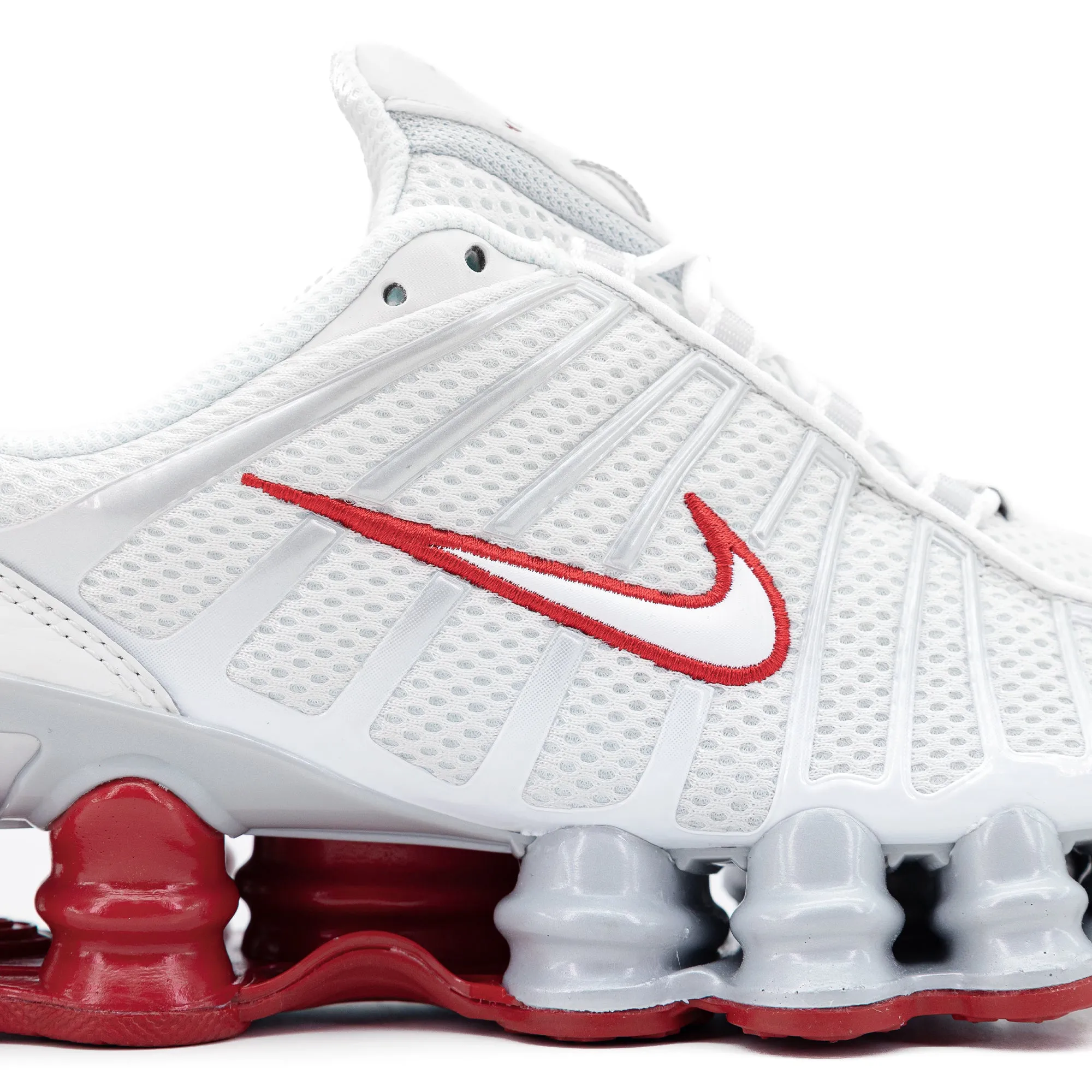 Nike Women's Shox TL "Platinum Tint/Gym Red" FZ4344-001