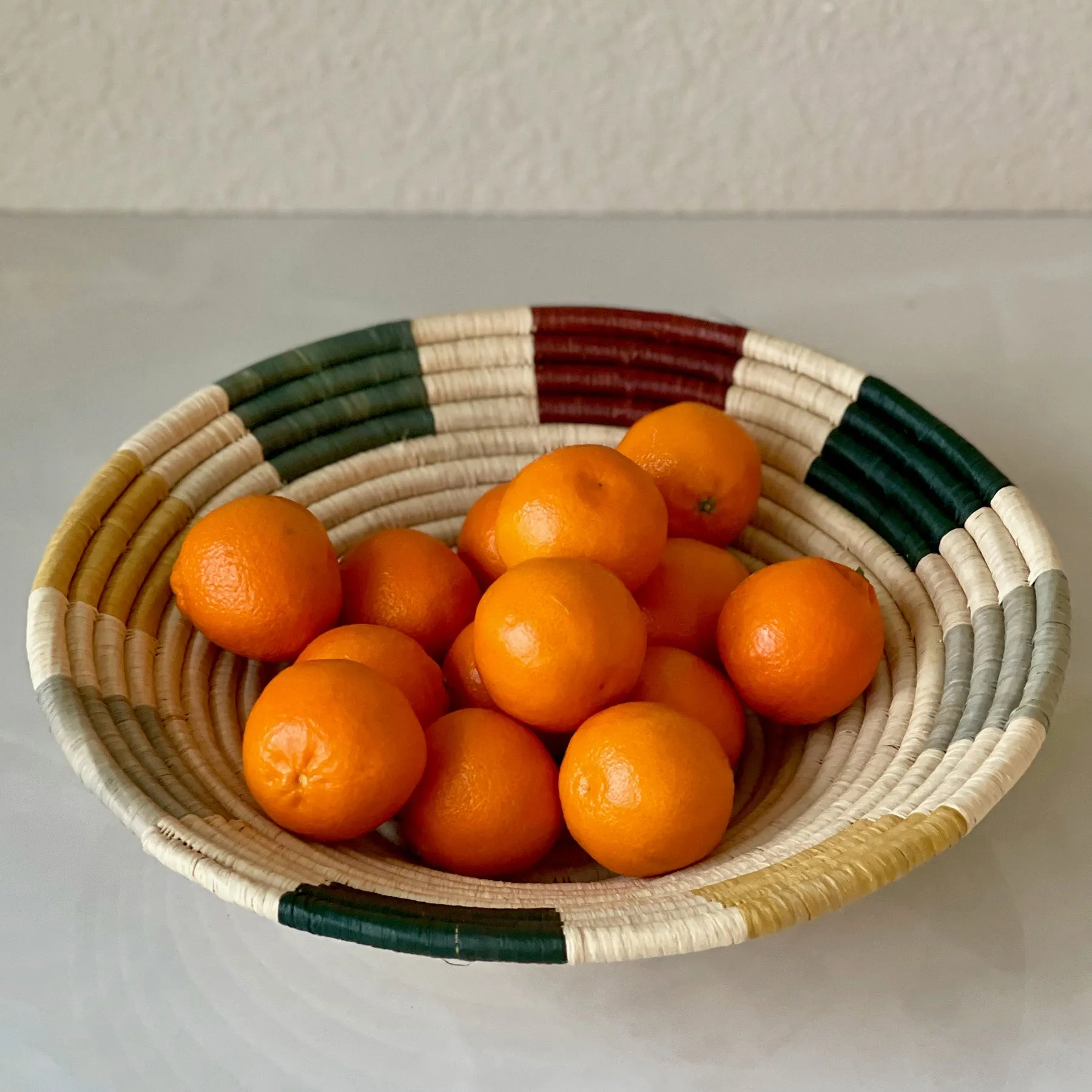 Nostalgia Woven Bowl - 12" Heritage by Kazi Goods - Wholesale