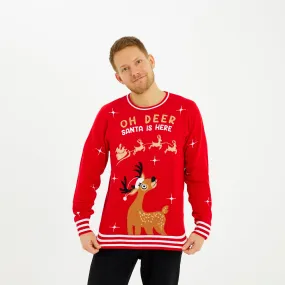 Oh Deer Sweater - Herre.