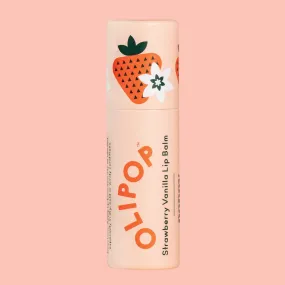 "OLIPOP" Strawberry Vanilla Poppy & Pout Lip Balm