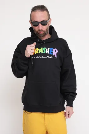 Rainbow Mag Hood - Black