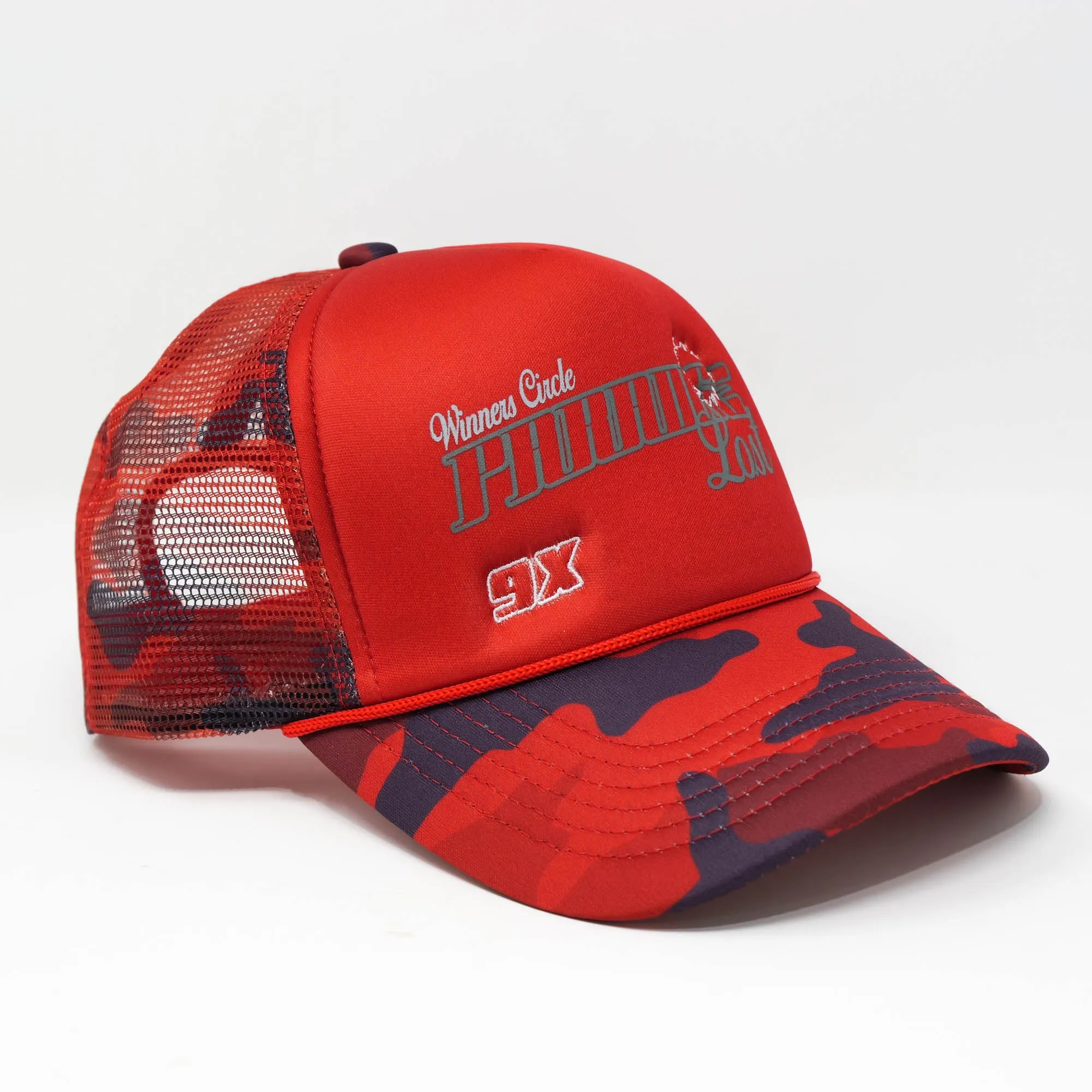 RALLY WINNER TRUCKER HAT RED