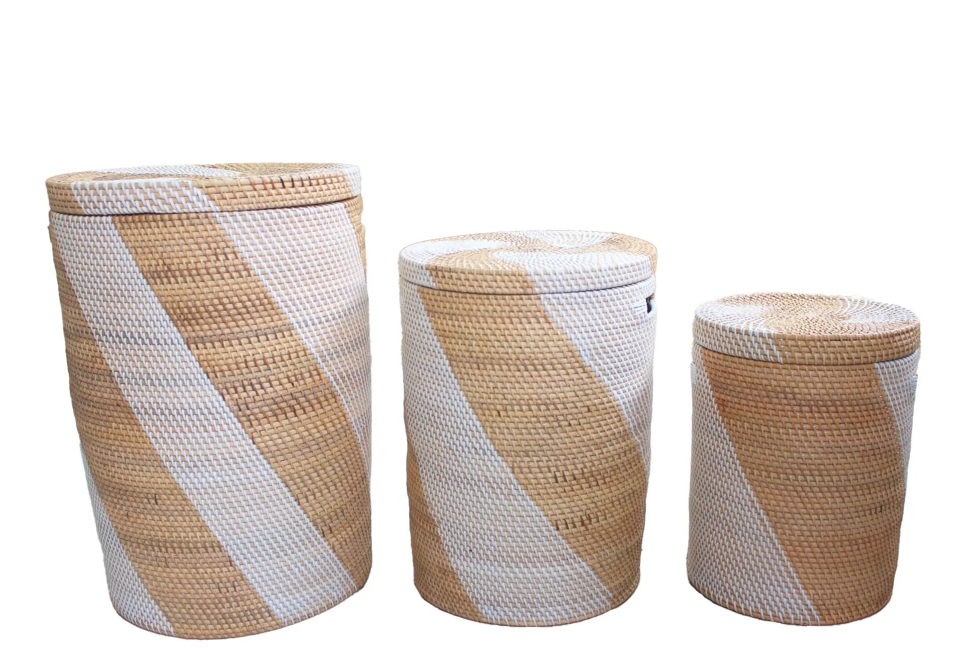 Rattan Laundry Hamper with lid