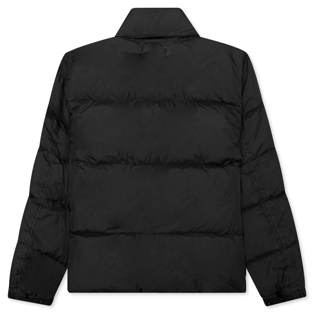 Real Feather Jacket - Black