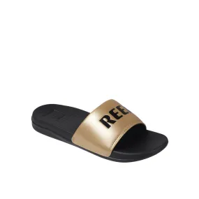   Reef One Slide Metallic Gold