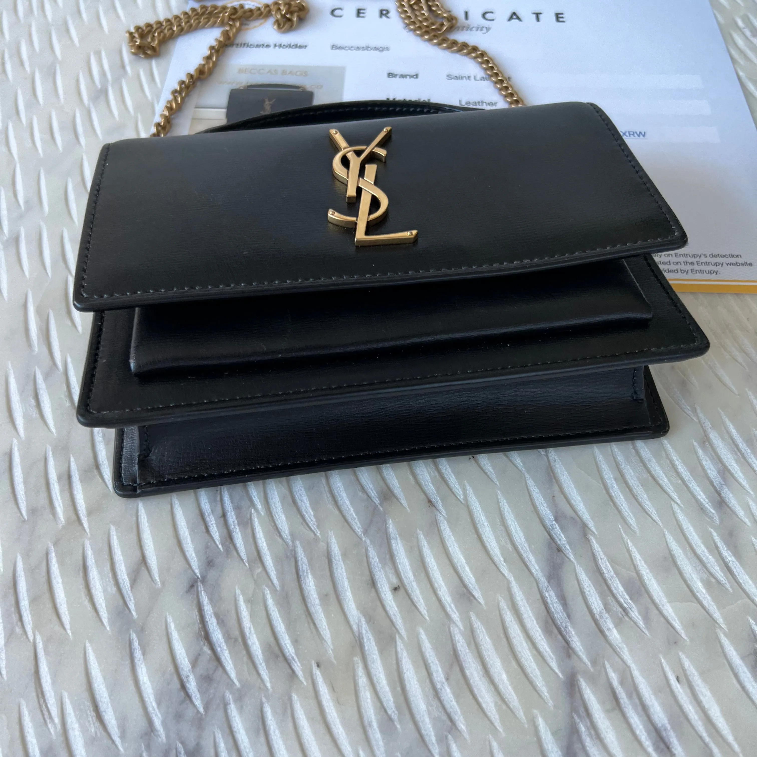 Saint Laurent Sunset Chain Wallet