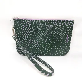 SALE! Small Flock Wristlet Pouch in Hunter by Tracey Tanner