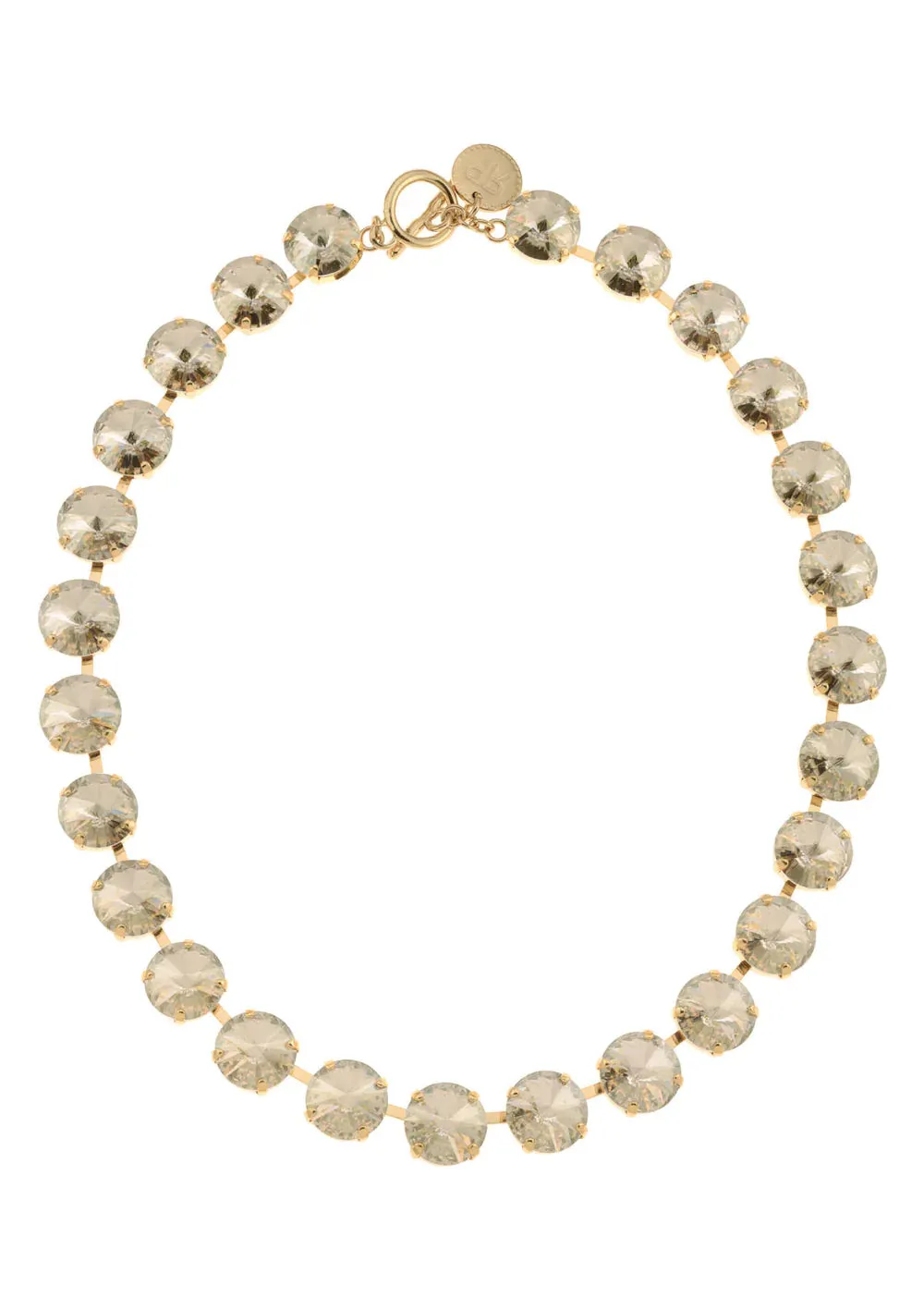 SILVER SHADE RIVOLI NECKLACE (GOLD) - REBEKAH PRICE