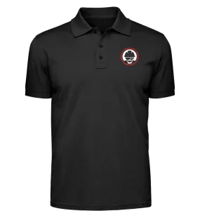 Swiss Rohrinspektor - Polo Black Front II  - Stickerei