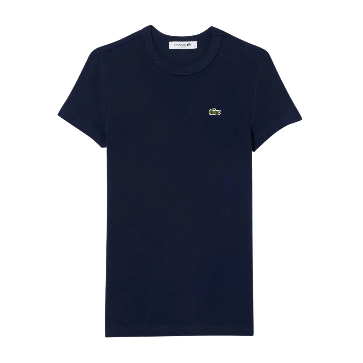 T-shirt Donna Lacoste Slim Fit Blu Navy