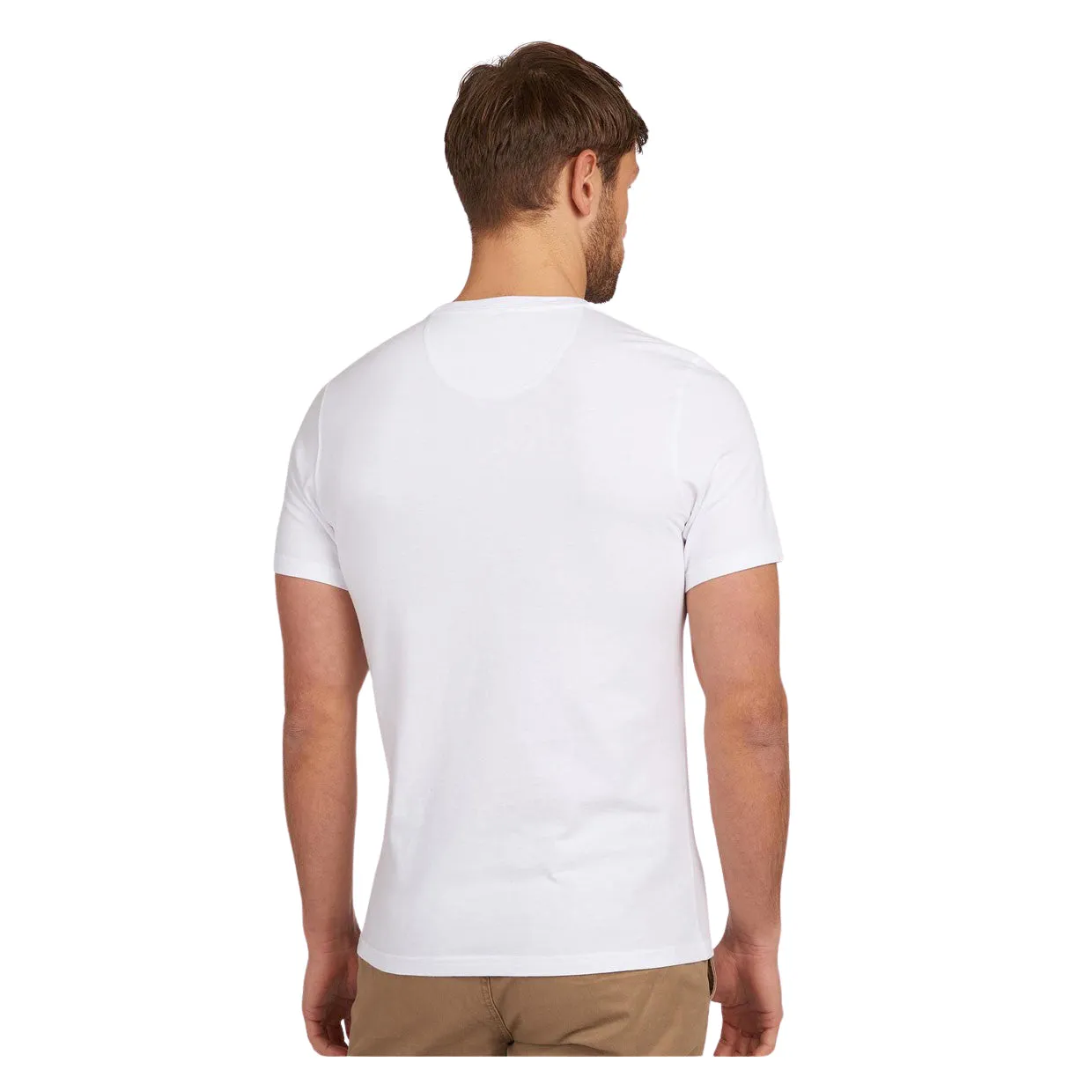 T-shirt Uomo Barbour Preppy Bianco