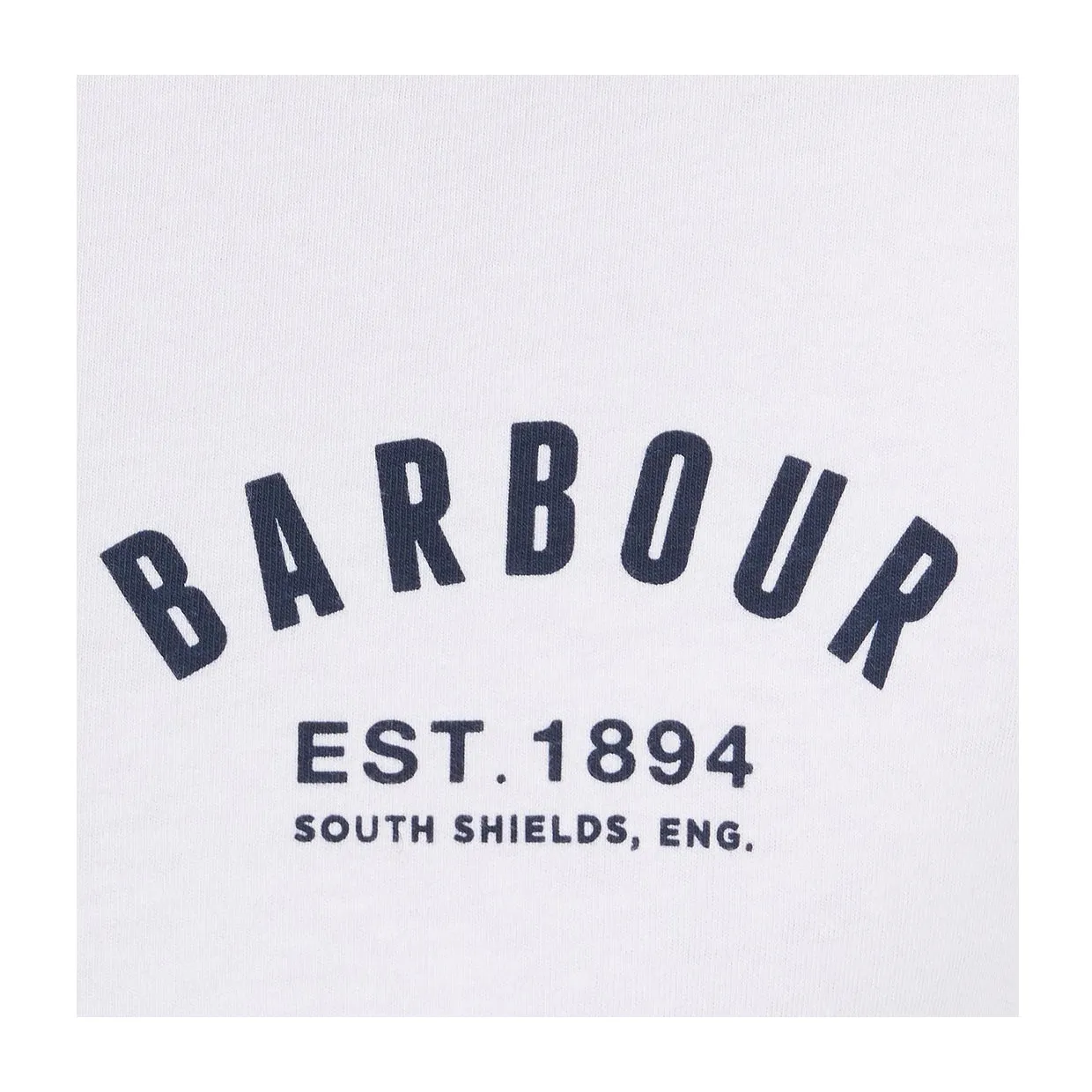 T-shirt Uomo Barbour Preppy Bianco