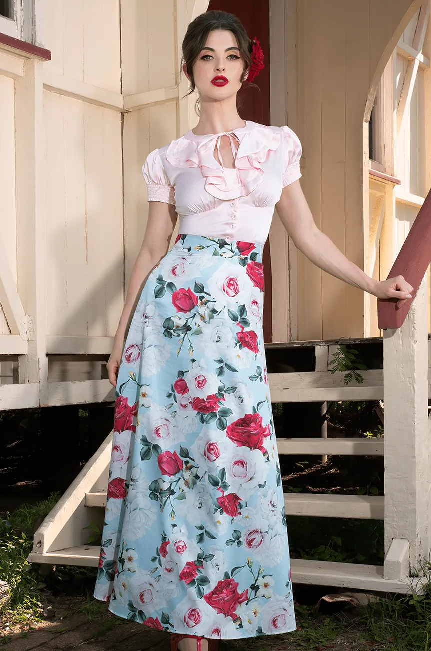 Tea Rose Maxi Skirt