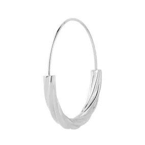 Tove Hoop Medium, Silver