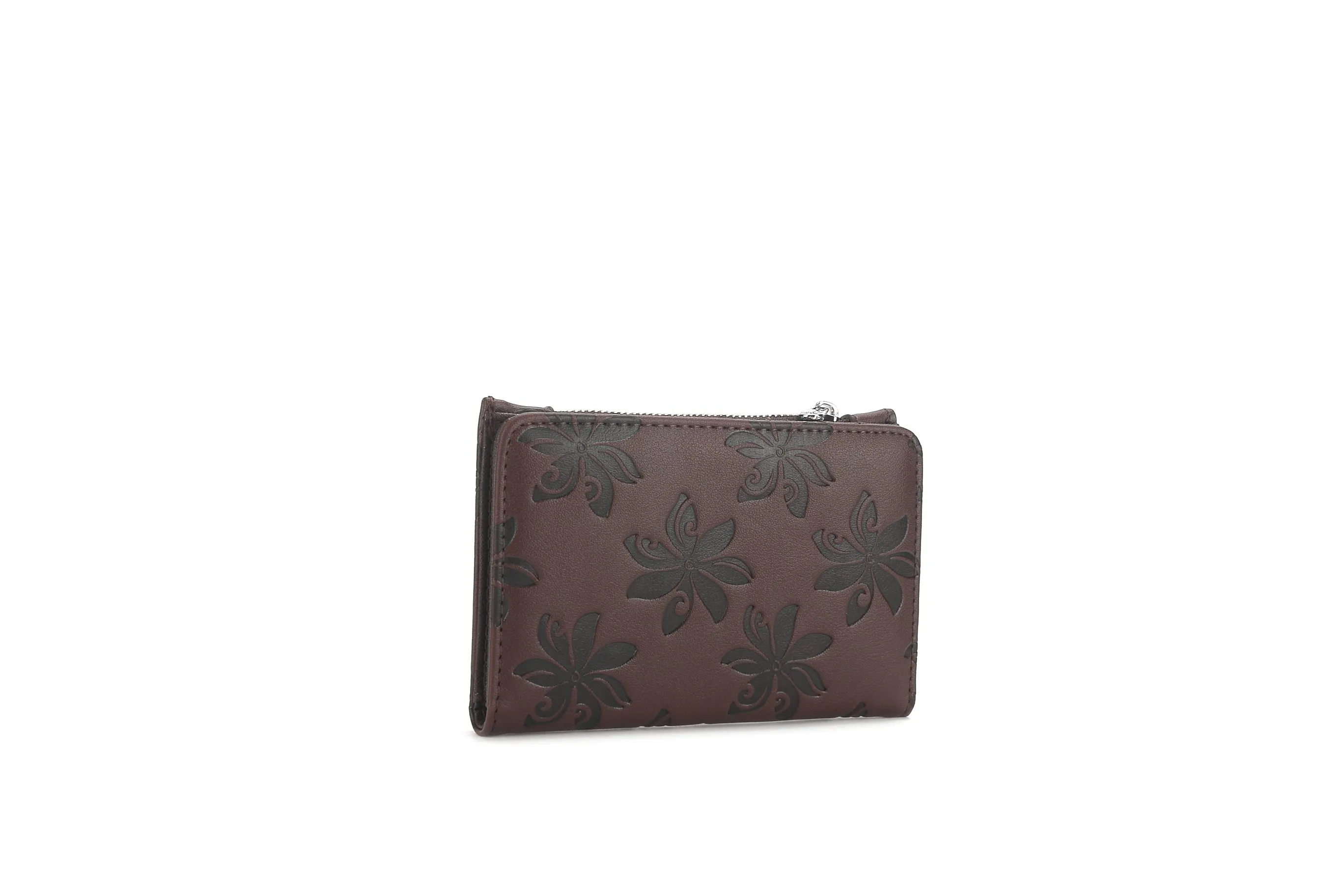 Wallet Joanne Tiare Embossed Brown-Black