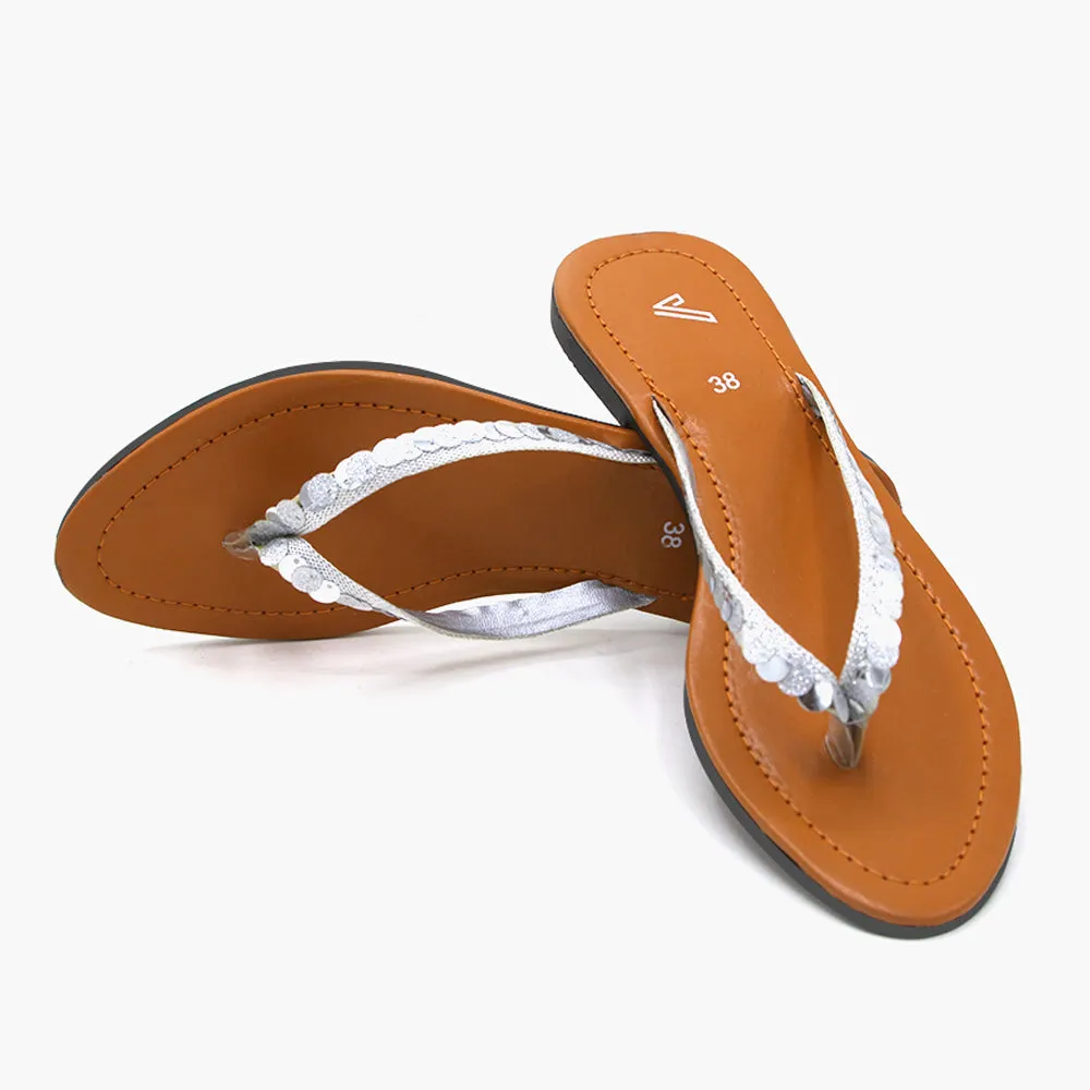 Women's Slipper - Silver