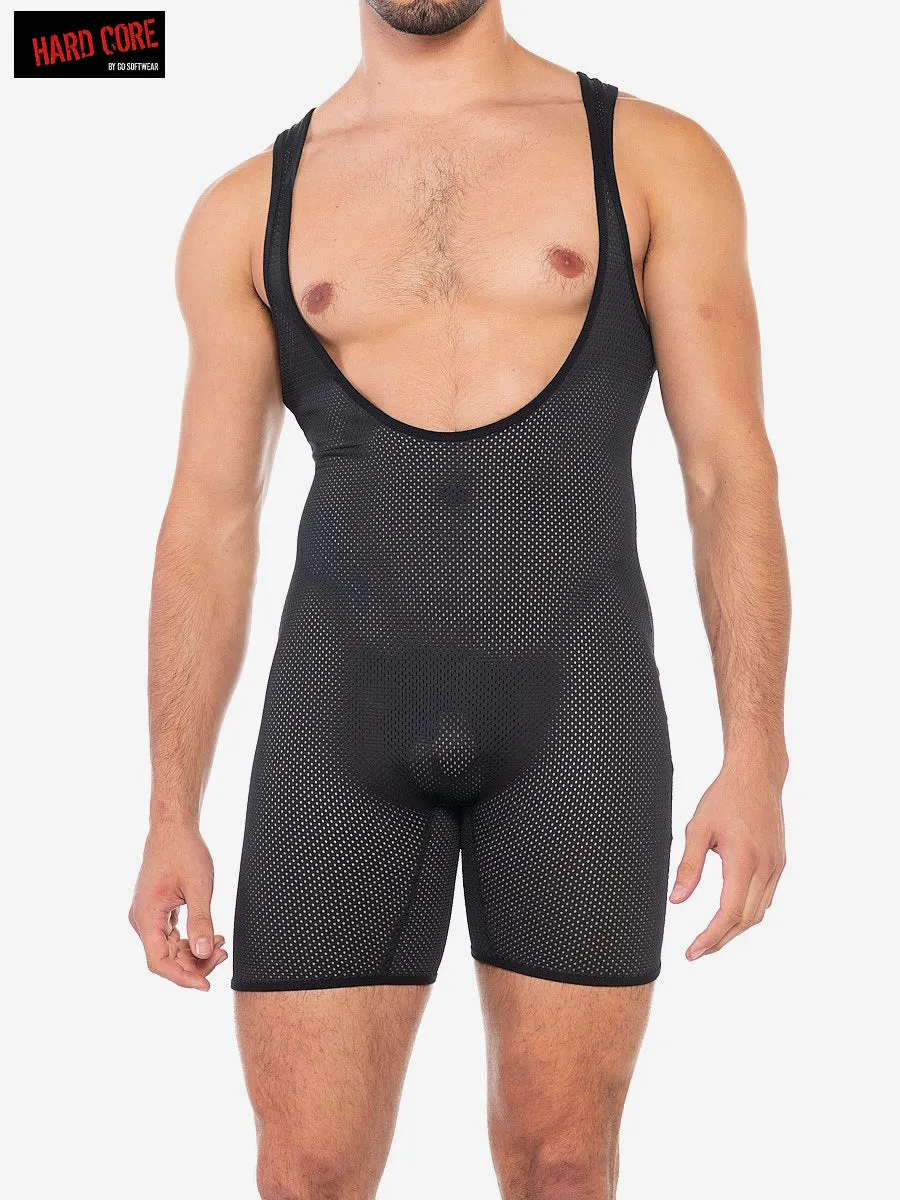 X Back Door Singlet (Open Zip Back)